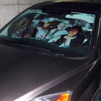 Star Wars Millennium Falcon Auto Sun Shade