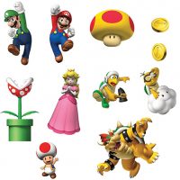 Super Mario Bros. Removable Wall Decorations