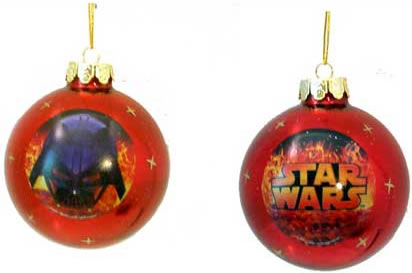 Star Wars Darth Vader Holiday Glass Ornament