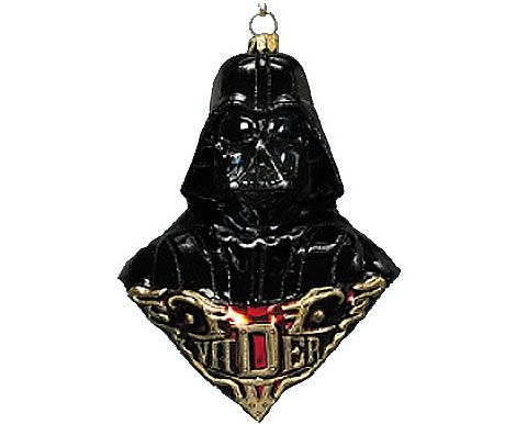 Darth Vader Polonaise Glass Ornament