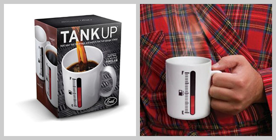 Tank Up Fuel Gauge Coffee Mug
