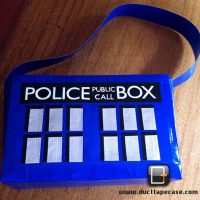 Tardis Duct Tape Bag