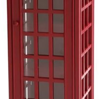 Telephone Booth Media Cabinet