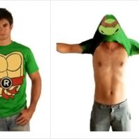 TMNT Raphael Costume Flip T-shirt