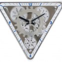 Triangle Moving Gear Wall Clock