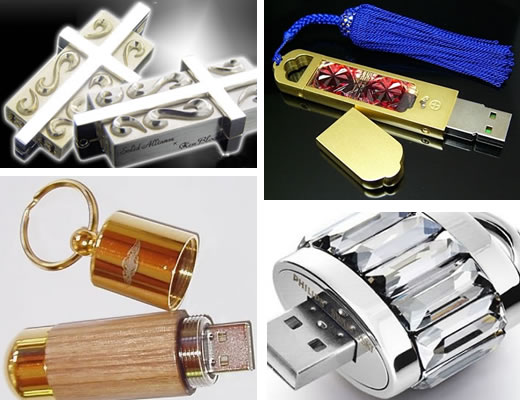 Bling Bling USB Flash Drives We have seen a lot of fun and weird USB drives