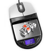 USB Optical Mouse with Pocket Digital Scale