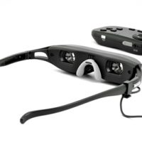 Video Glasses Rear View