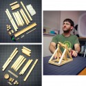 wooden trebuchet and catapult