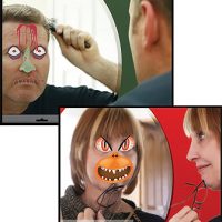 Zombie and Monster Mirror Clings