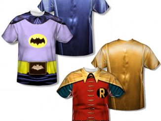 1966 Batman and Robin Costume Allover Print Adult T-Shirts