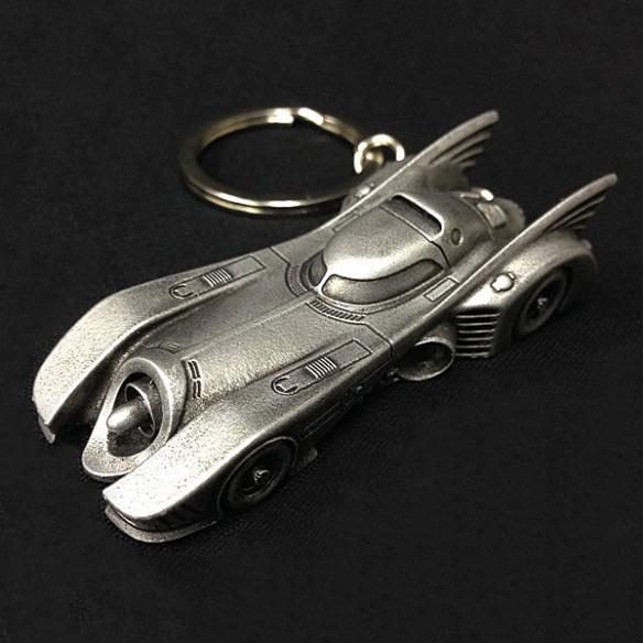 Batmobile 1989 Pewter Keychain Ikon Collectables Free Shipping! Batman 