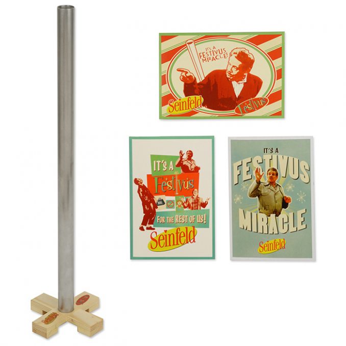 20 Festivus Pole with Greeting Cards