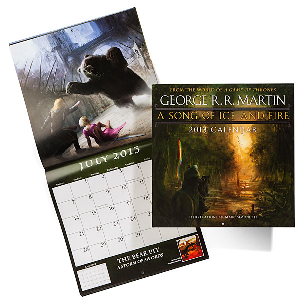 2013 Song of Ice and Fire Calendar