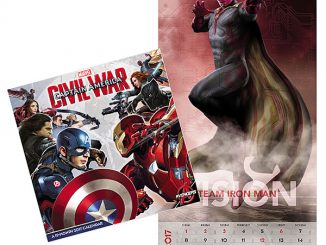 2017 Captain America Civil War Calendar