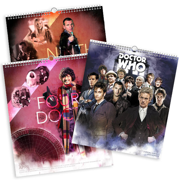 2018 Doctor Who Poster Calendar