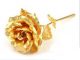 24k Dipped Gold Rose Foil Flowers