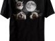 3 Grumpy Cat Moon T-Shirt