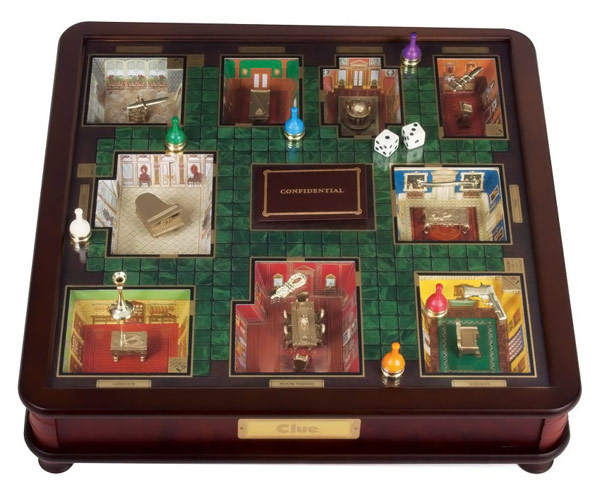 3D Clue Luxury Edition Board Game