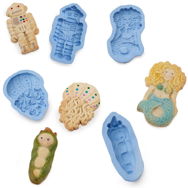 3D Monsters Cookie Mold