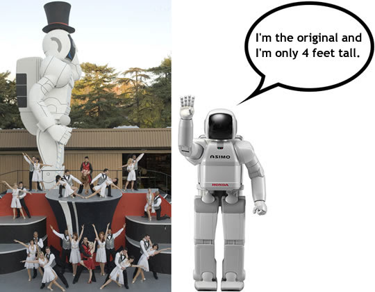 49 Foot Tall ASIMO Robot