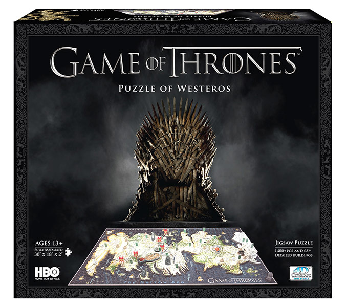 4D Game of Thrones Westeros Puzzle