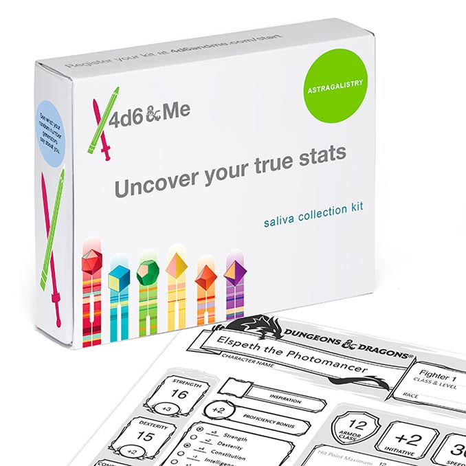 4d6andMe Stat Discovery Kit