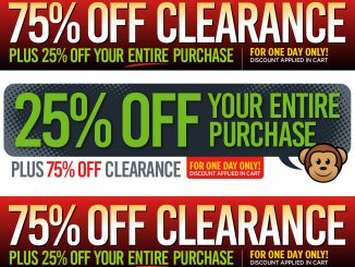 75% Off Clearance + 25% Off Order at ThinkGeek