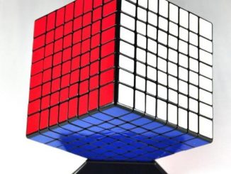 8x8x8 8cm Black Twisty Speed Cube Puzzle