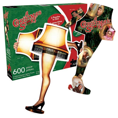 A Christmas Story 2-Sided 600-Piece Shaped Puzzle