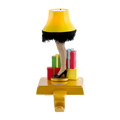 A Christmas Story Leg Lamp 9-Inch Light-Up Stocking Holder