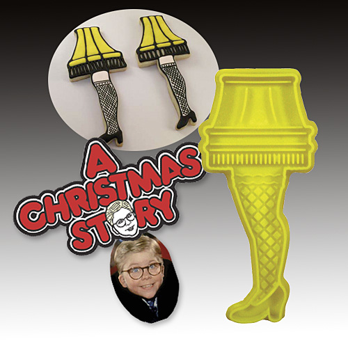 A Christmas Story Leg Lamp Cookie Cutter