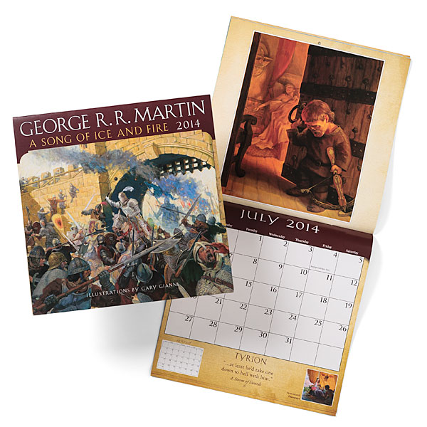 A Song of Ice and Fire 2014 Calendar