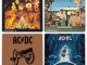 AC/DC Album Cover Coaster 4-Pack