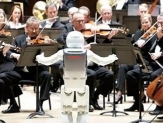ASIMO Conducts Orchestra