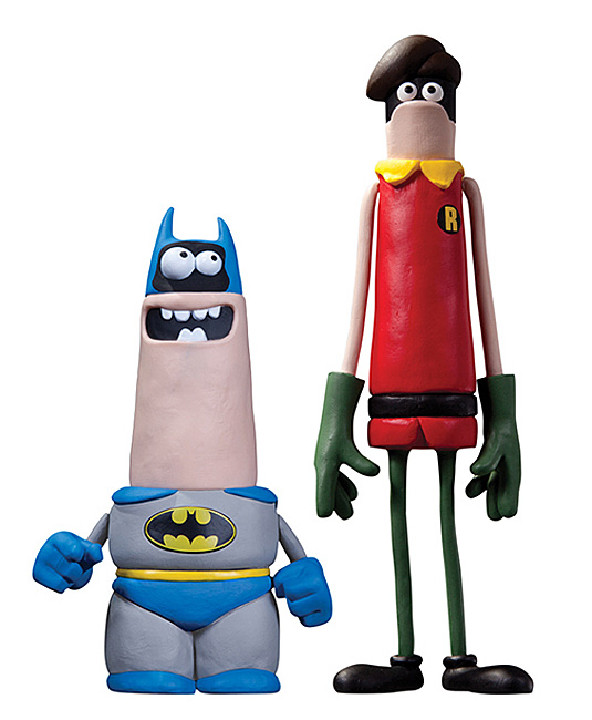 Aardman Batman and Robin set