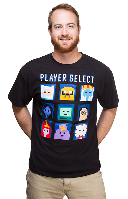 Adventure Time Player Select Tee