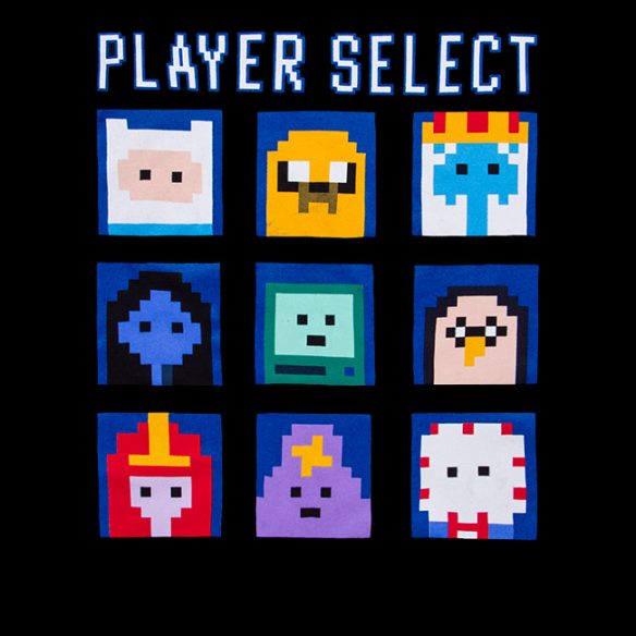 Adventure Time Player Select Tee