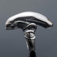 Alien Big Chap 925 Silver Ring Side