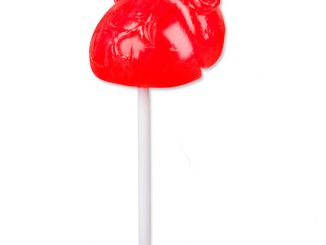 Anatomically-Correct Heart Lollipop
