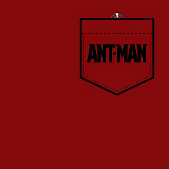 Marvel Comics Ant-Man Ladies' Pocket Tee