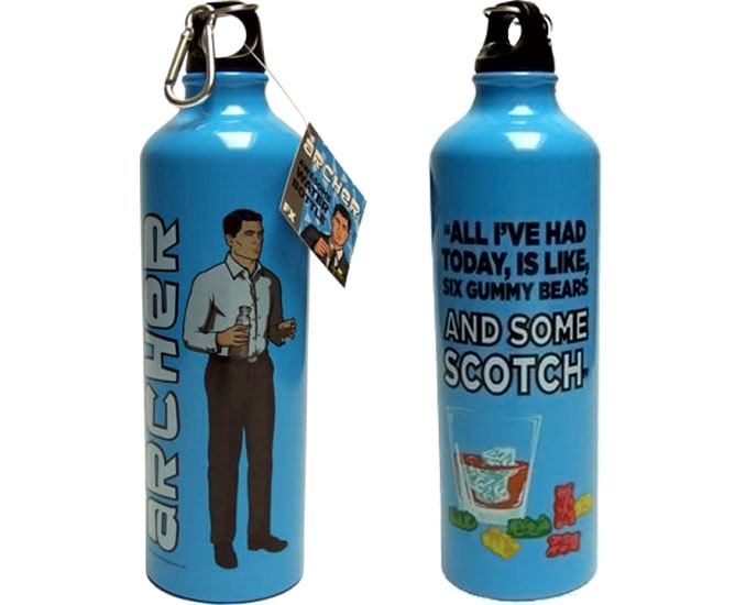  Archer Scotch & Gummy Bears Water Bottle