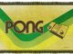 Atari Pong Lines Woven Tapestry Throw Blanket