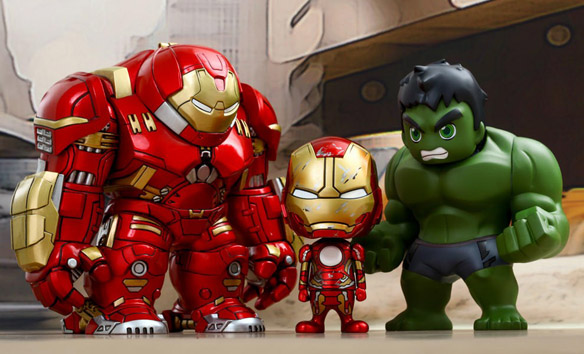 Avengers Age of Ultron Hulk vs Hulkbuster Cosbaby Collectible