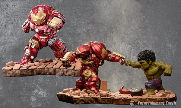 Avengers Age of Ultron Hulkbuster Egg Attack Statues 