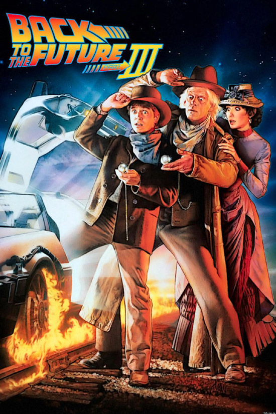 Back to the Future III poster