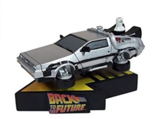 Back to the Future Part II DeLorean Time Machine Premium Motion Statue