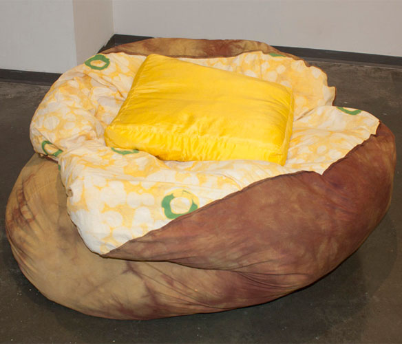 Baked Potato Bean Bag Chair with Butter Pillow