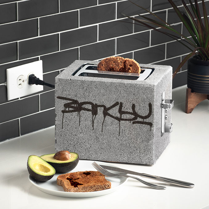 Banksy Burned Bread Toaster