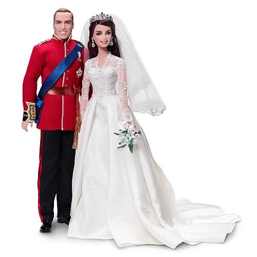 Barbie Royal Wedding William and Kate 2-Pack Doll Gift Set 
